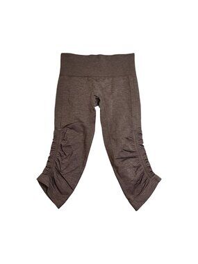 Women's - Lululemon Flow Crop Brown Leggings, Size 4